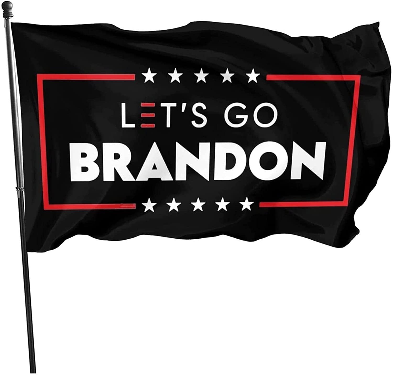 Let’s Go Brandon 3X5Ft Flag With Brass Grommets, Lets Go Brandon FJB Flags & Banner Black