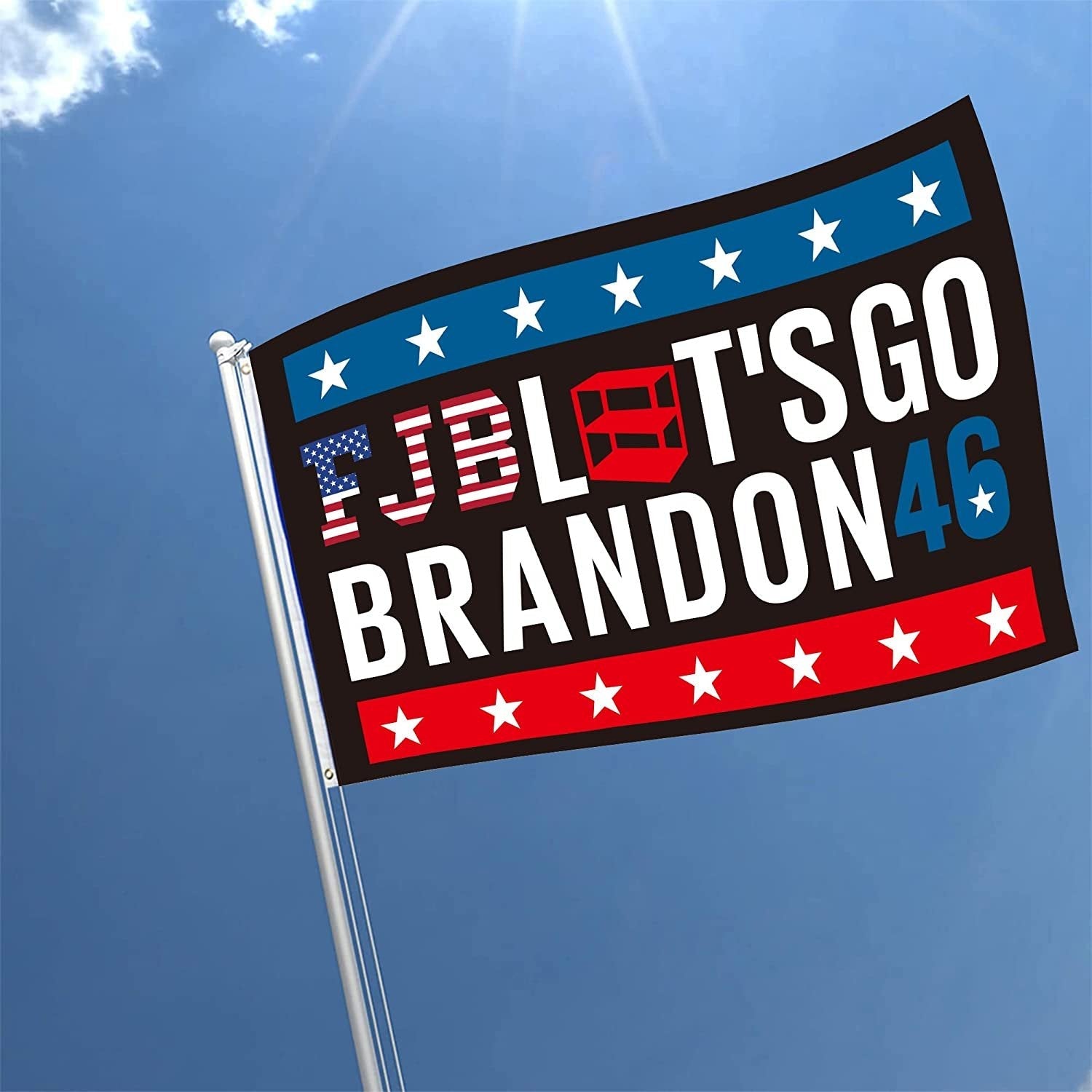 Let's Go Brandon Flag 3x5 Ft with Brass Grommets FJB Flags for Outdoor Indoor Garden Yard