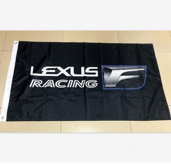 Lexus Motors Logo Flag 3X5 Ft Polyester Banner USA 90x150cm