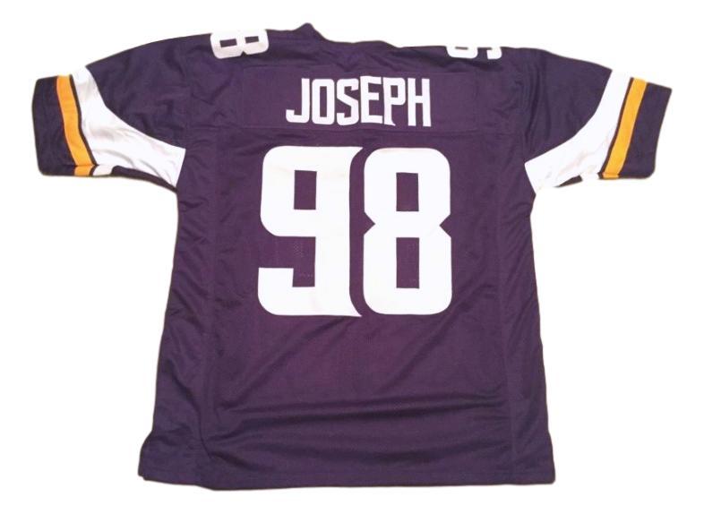Linval Joseph CUSTOM STITCHED Unsigned Football Jersey Purple
