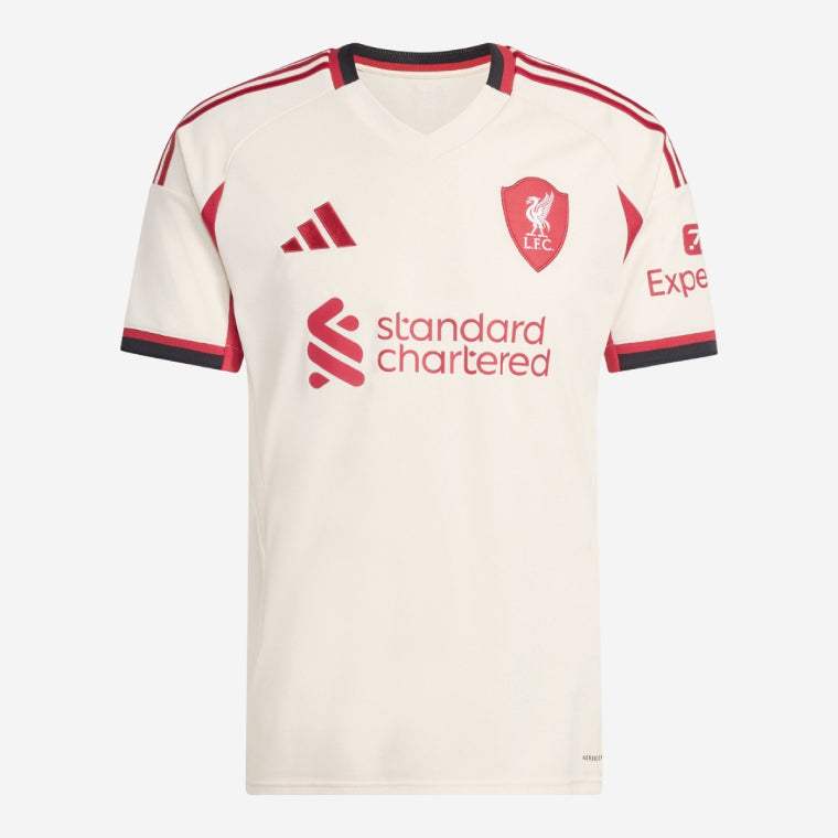 Liverpool 2025-26 ELLIOTT 19 Away Jersey – Cream