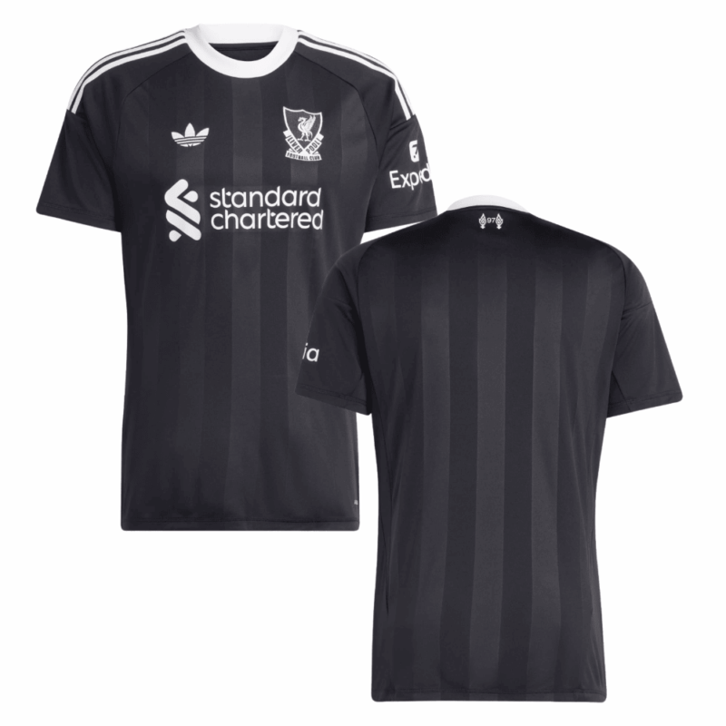 Liverpool 2025-26 Goalkeeper Match Jersey – Black