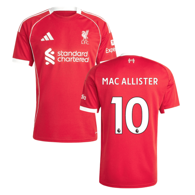 Liverpool 2025-26 MAC ALLISTER 10 Home Jersey – Red