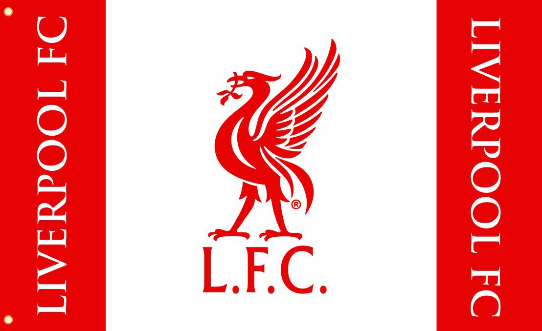 Liverpool Flag - 1 flag 3ft x 5ft double side & 2 Flags