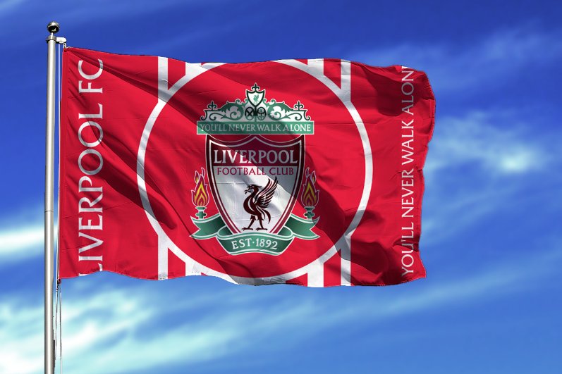 Liverpool You'll Never Walk Alone Flag 3x5ft Style 5