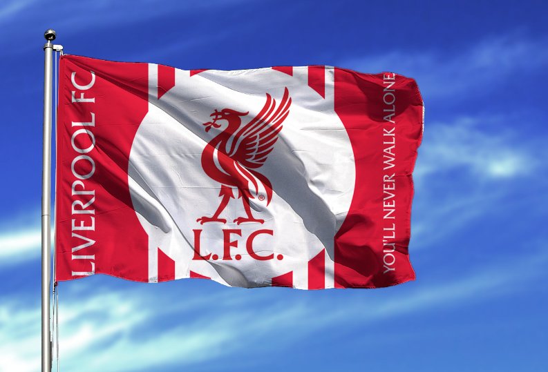 Liverpool You'll Never Walk Alone Flag 3x5ft Style 6