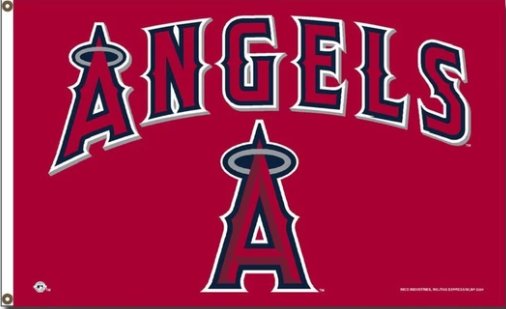 Los Angeles Angels Anaheim Rico Flag 3X5Ft Banner USA Polyester with Brass Grommets