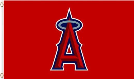 Los Angeles Angels USA American Red Flag 3X5Ft Banner USA Polyester with Brass Grommets