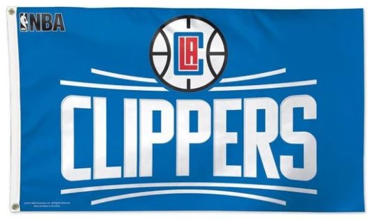 Los Angeles Clippers Team US Flag 3X5Ft Polyester Banner USA Digital Print