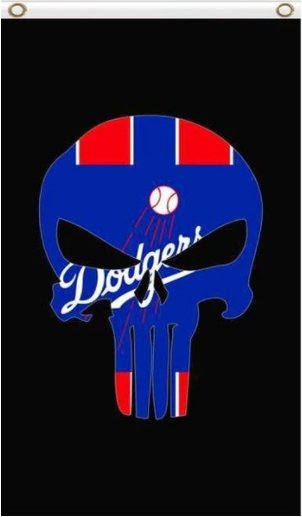 Los Angeles Dodgers Baseball Cub Flag 3X5 Banner USA Polyester with Brass Grommets