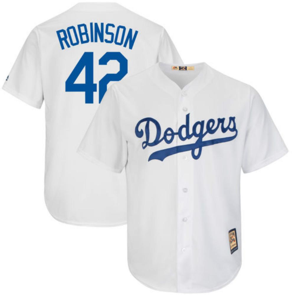 Los Angeles Dodgers Jackie Robinson White Throwback Jersey