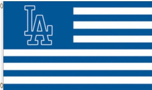 Los Angeles Dodgers US Sport Flag 3X5Ft Banner USA Polyester with Brass Grommets
