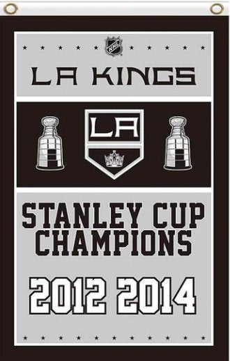 Los Angeles Kings Champions Flag 3X5Ft Polyester Digital Print Banner USA