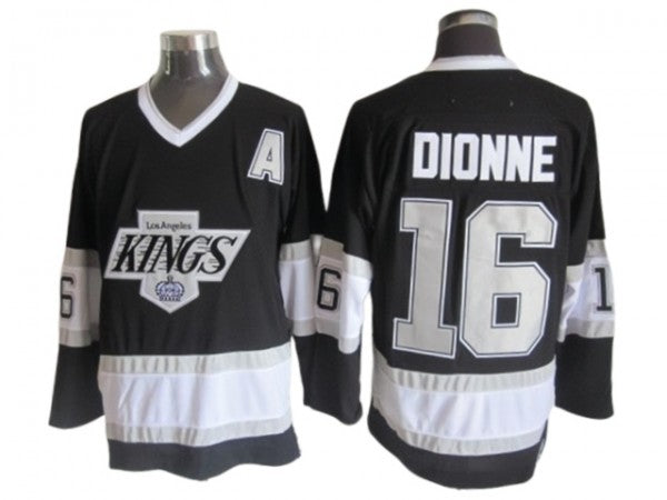 Los Angeles Kings #16 Marcel Dionne 1993 Vintage CCM Jersey - Black