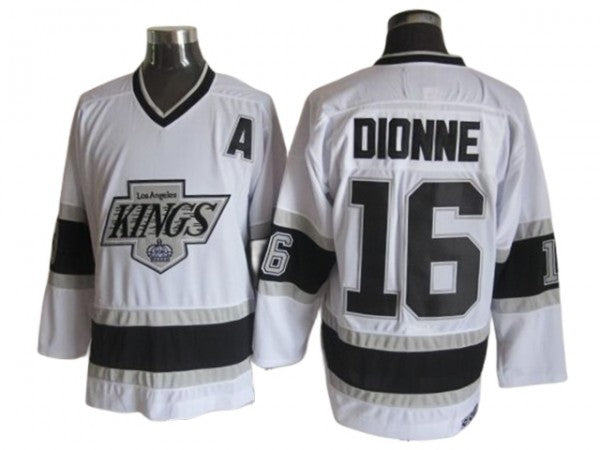 Los Angeles Kings #16 Marcel Dionne 1993 Vintage CCM Jersey - White