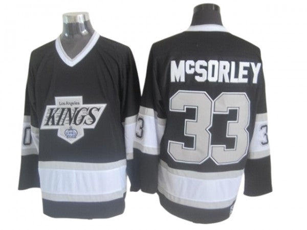 Los Angeles Kings #33 Marty McSorley 1993 Vintage CCM Jersey - Black