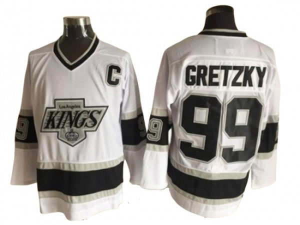Los Angeles Kings #99 Wayne Gretzky 1993 Vintage CCM Jersey -White