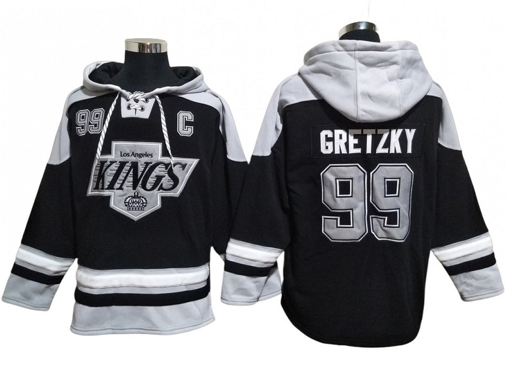 Los Angeles Kings #99 Wayne Gretzky Black Pullover Hoodie