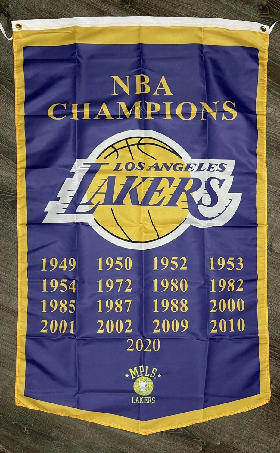 Los Angeles Lakers Championship Flag 3x5 ft Basketball Sport Banner Man-Cave