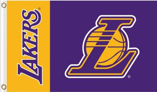 Los Angeles Lakers Club Flag 3X5Ft Polyester Banner USA Digital Print