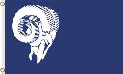Los Angeles Rams Club Sports Flag 3X5 Ft Polyester Banner USA 90x150cm