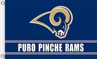 Los Angeles Rams Puro Pinche Flag 3X5 Ft Polyester Banner USA 90x150cm