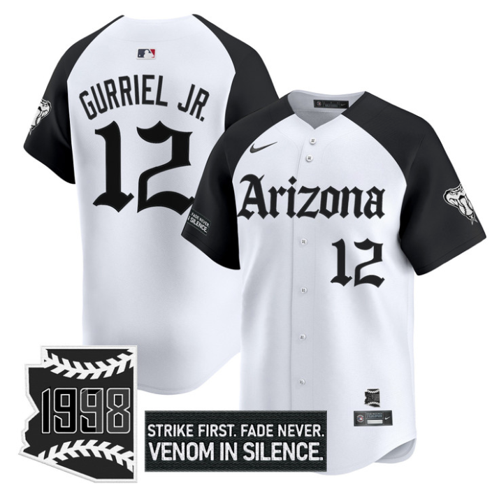 Lourdes Gurriel Jr Jersey #12 Arizona Diamondbacks Gothic Desert Fang