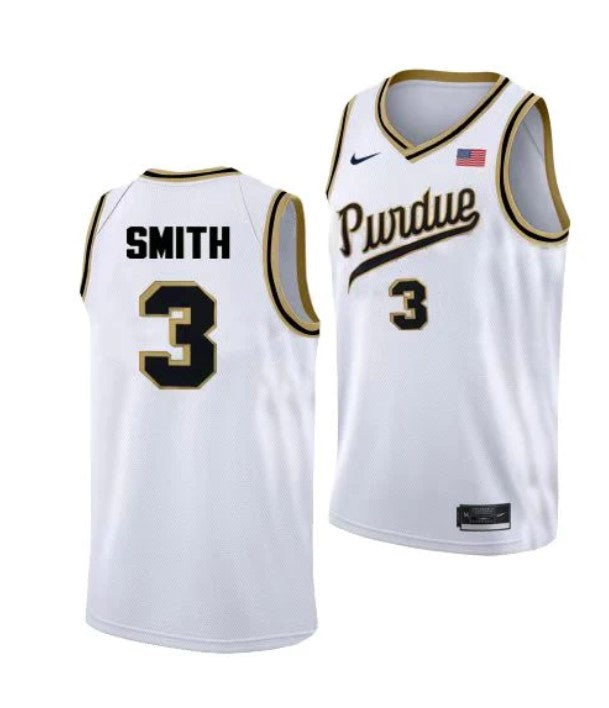 Men's #3 Braden Smith Jersey Purdue Boilermakers College Basketball Jerseys Rick Mount Throwback No Name