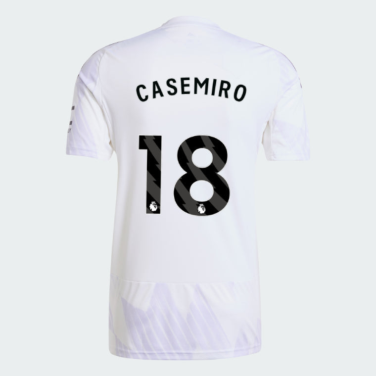 Manchester United 2025-26 Away CASEMIRO 18 Match Jersey – White