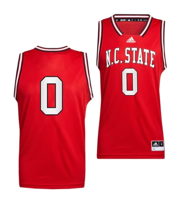 Men's #0 Terquavion Smith Jersey NC State Wolfpack College Basketball Jerseys Red Retro