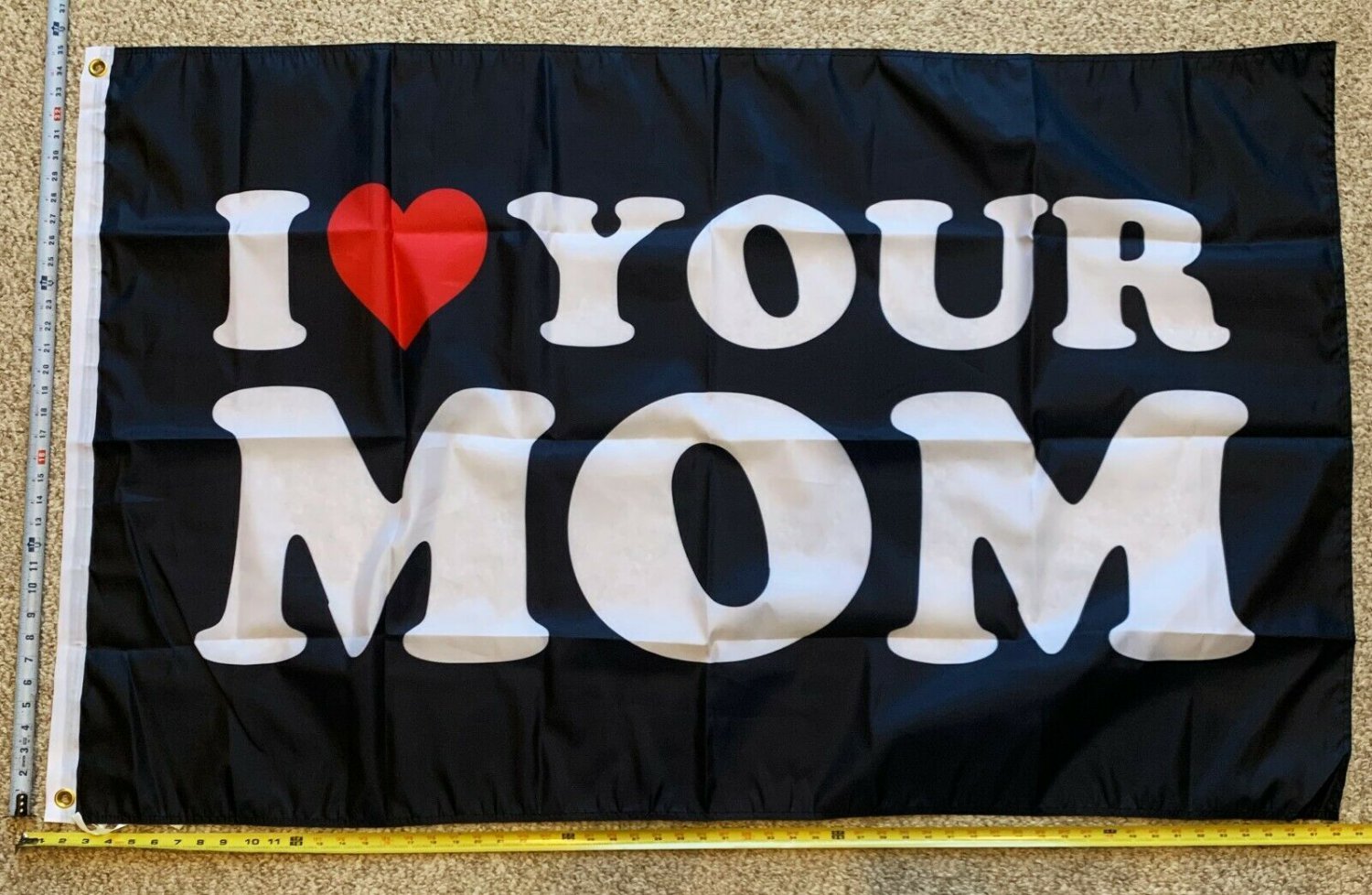 MILF Flag I Love Your Mom B Hot Moms Beer Busch Sign Poster 3x5'