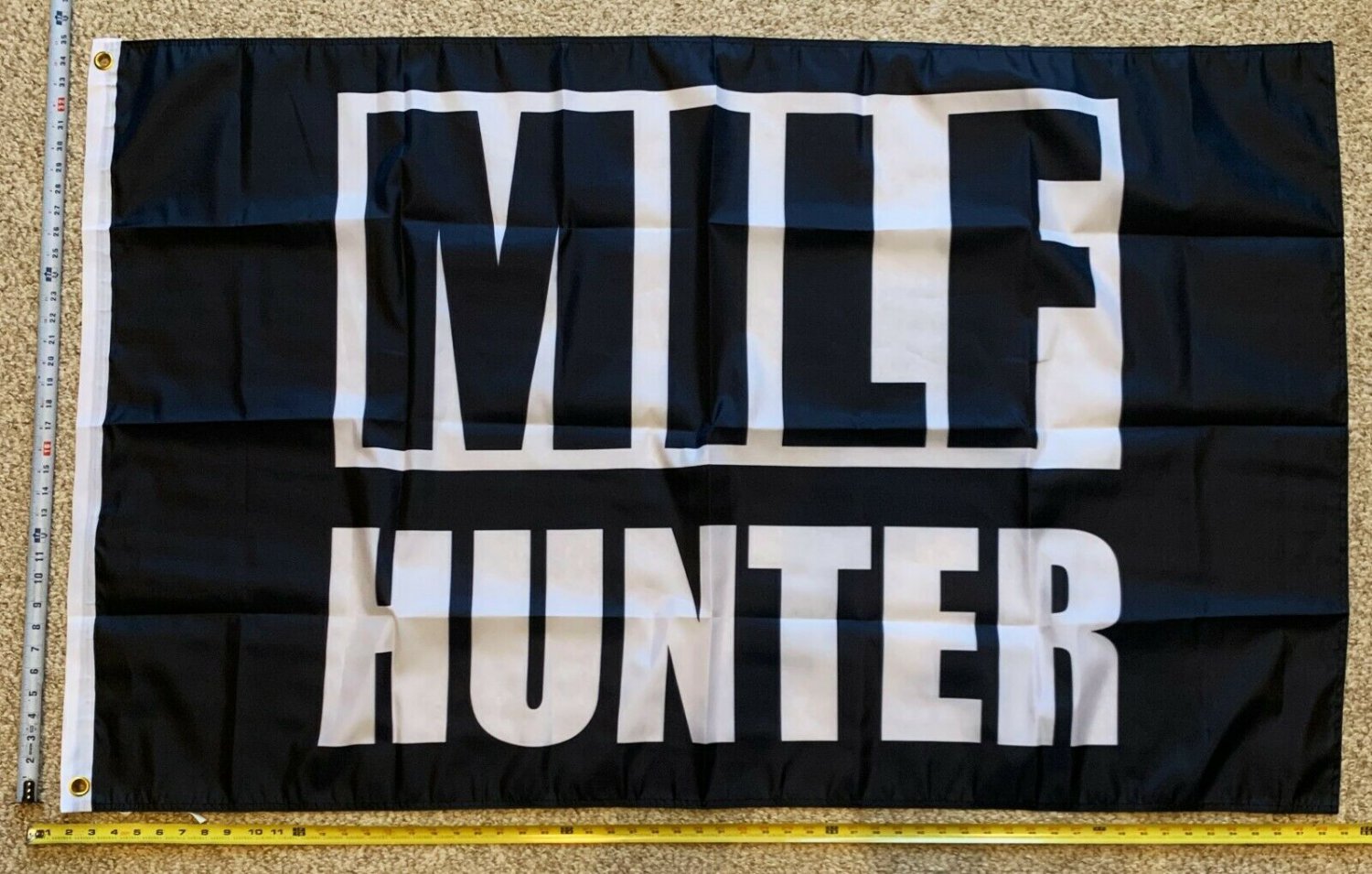 MILF Flag Milf Hunter WB Block Hot Mom Beer Busch Sign Poster 3x5'