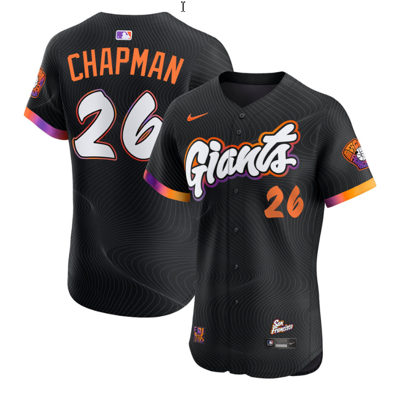 Matt Chapman Jersey #26 San Francisco Giants 2025 City Connect Vapor Premier Elite Stitched