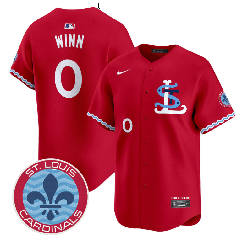 Masyn Winn Jersey #0 St. Louis Cardinals City Connect Vapor Premier Limited Stitched