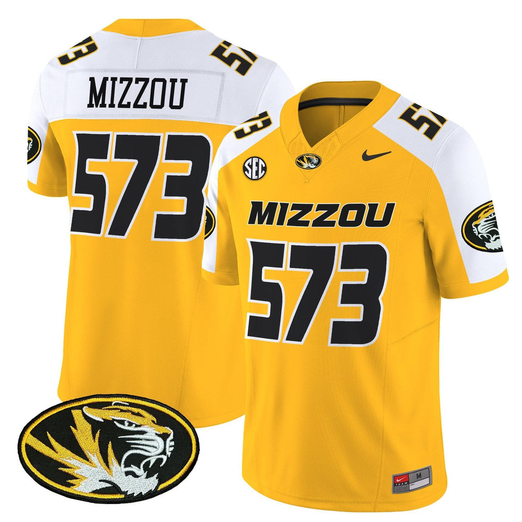 Mizzou Jersey #573 Missouri Tigers 2025 Vapor Limited Stitched Bold Alter