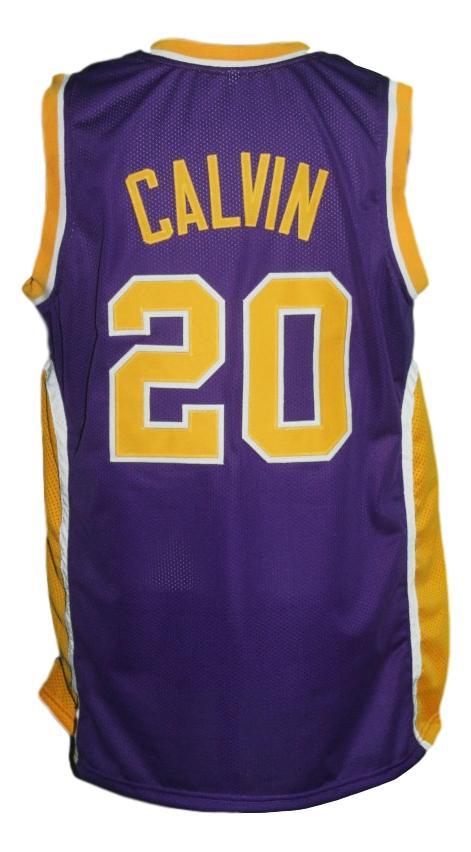 Mack Calvin Jersey #20 Denver Rockets Aba Basketball Purple
