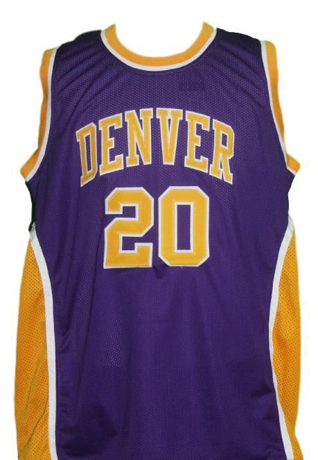 Mack Calvin Jersey #20 Denver Rockets Aba Basketball Purple
