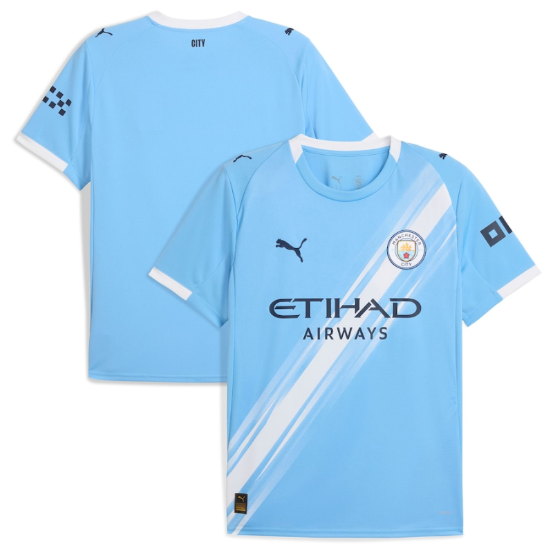 Manchester City 2025-26 Home Men Jersey – Light Blue