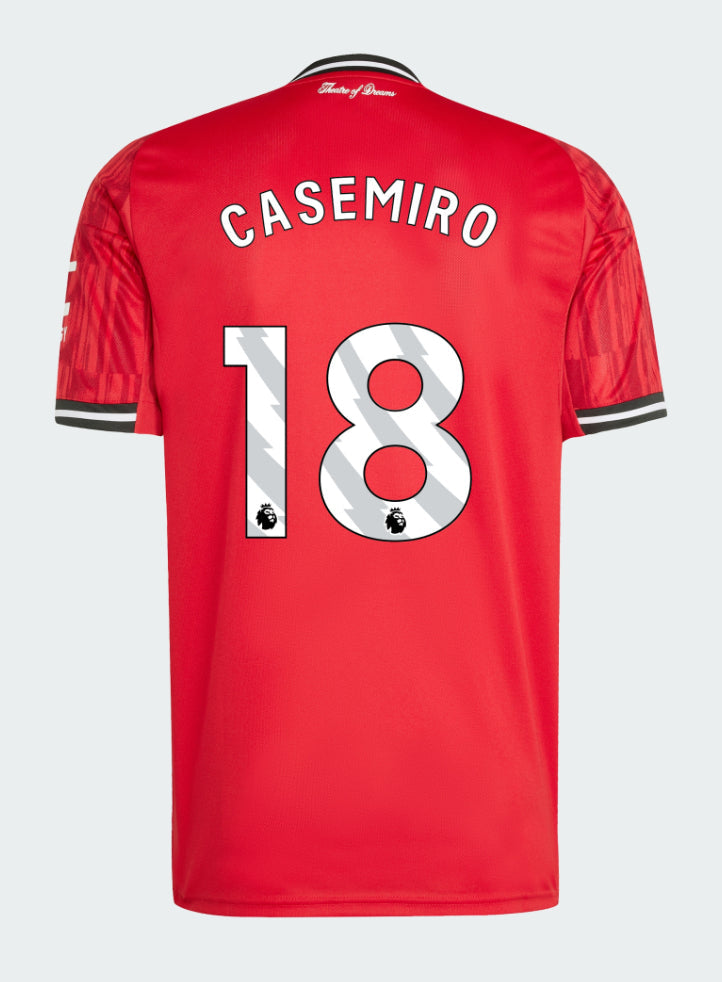 Manchester United Home 2025-26 CASEMIRO 18 Match Jersey – Red
