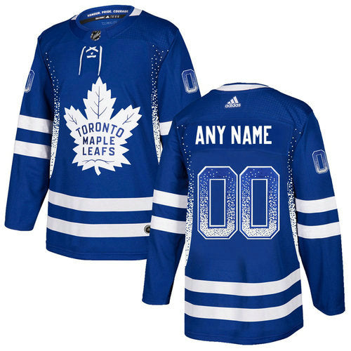 Maple Leafs Blue  Customized Drift Fashion Jersey
