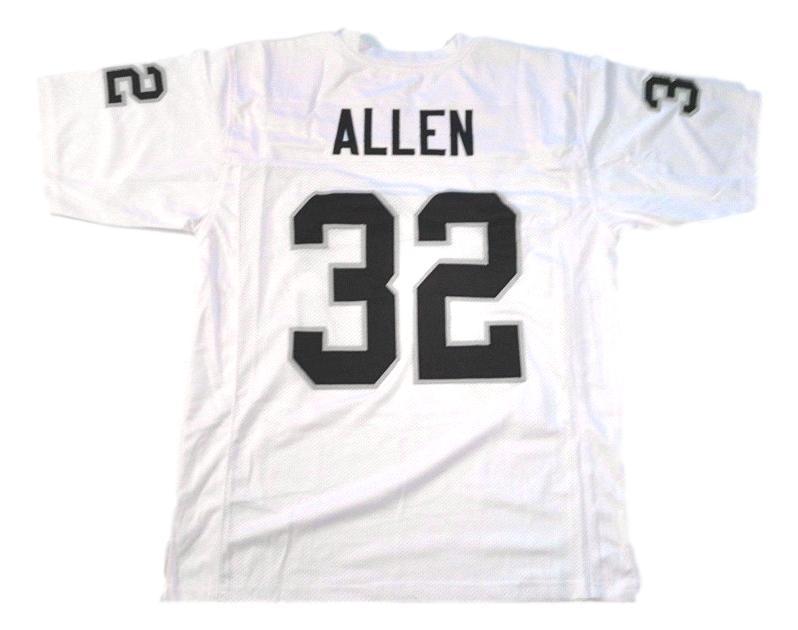 Marcus Allen CUSTOM STITCHED Unsigned Football Jersey White