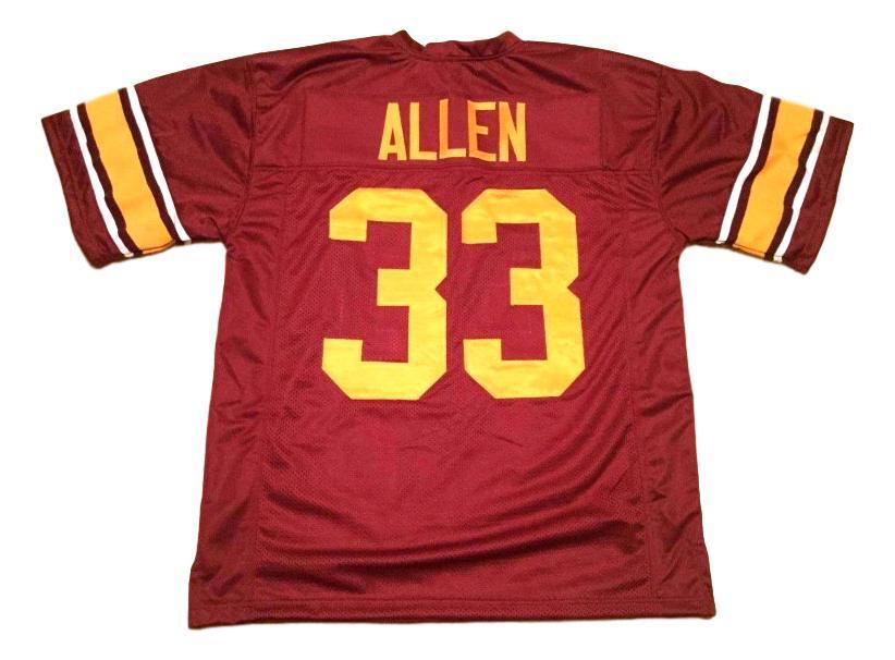 Marcus Allen CUSTOM STITCHED Unsigned Football Jersey Maroon