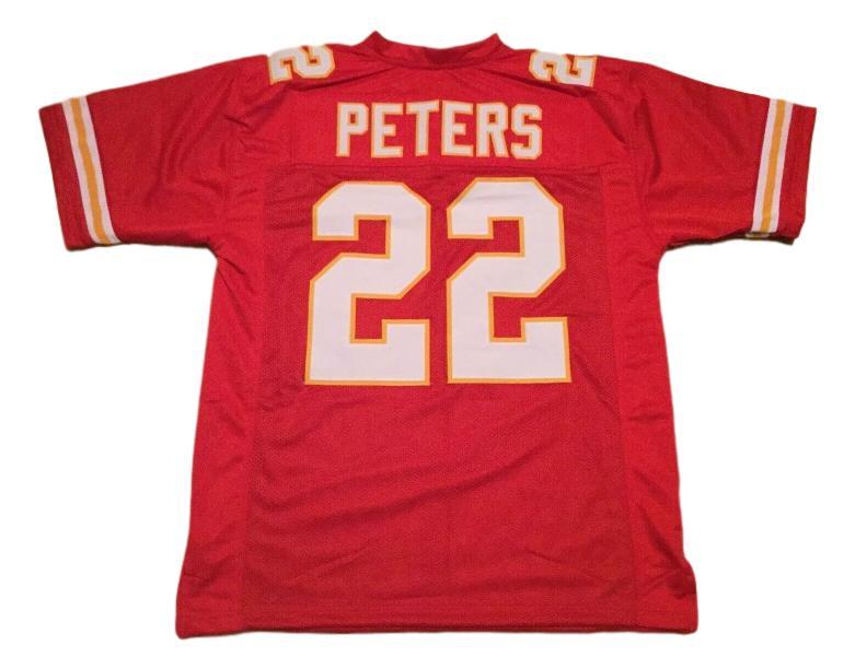 Marcus Peters CUSTOM STITCHED Unsigned Football Jersey Red