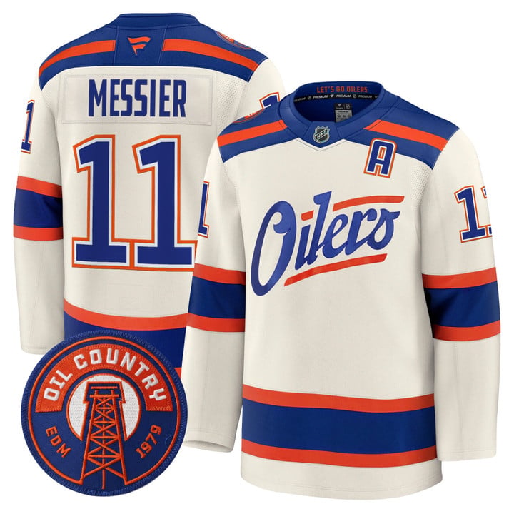 Mark Messier Jersey #11 Edmonton Oilers 2025 -2026 Premium All Stitched