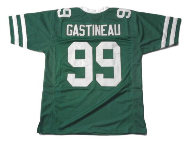 Mark Gastineau CUSTOM STITCHED Unsigned Football Jersey Green