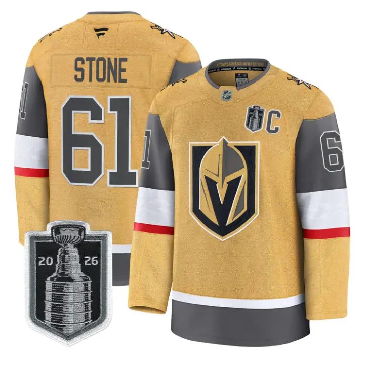 Mark Stone Jersey #61 Vegas Golden Knights 2026 Stanley Cup Stitched