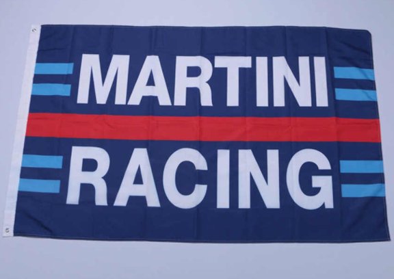 Martini Racing Blue Flag 3X5 Ft Polyester Banner USA 90x150cm