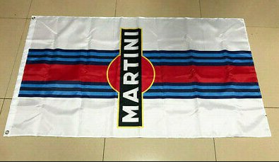 Martini Racing Motor Flag 3X5 Ft Polyester Banner USA 90x150cm