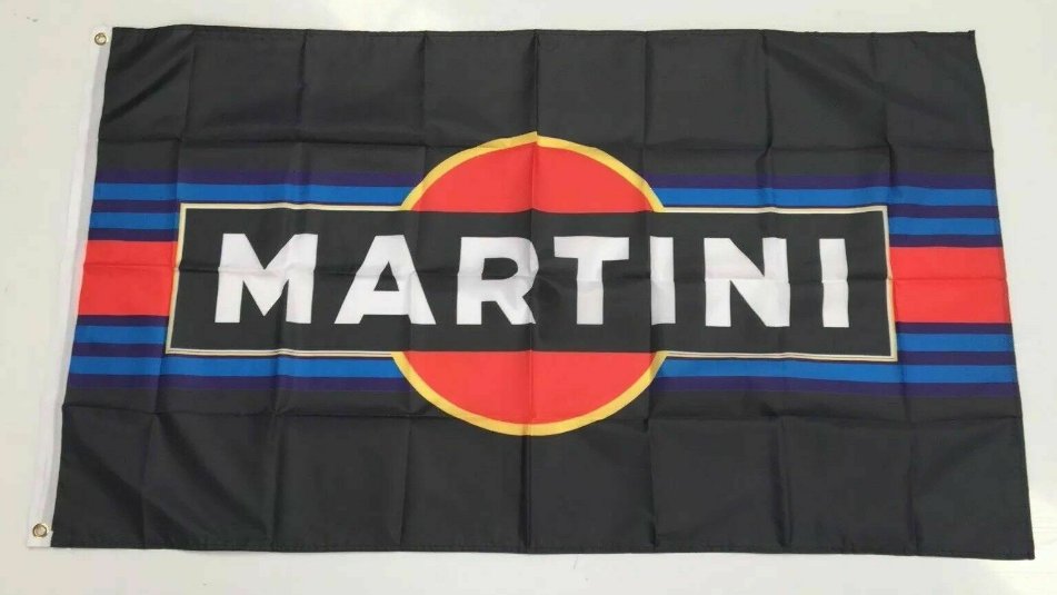 Martini Racing Style2 Banner Flag Car Oil Brake Fluid Mechanic Workshop Man Cave 3x5ft