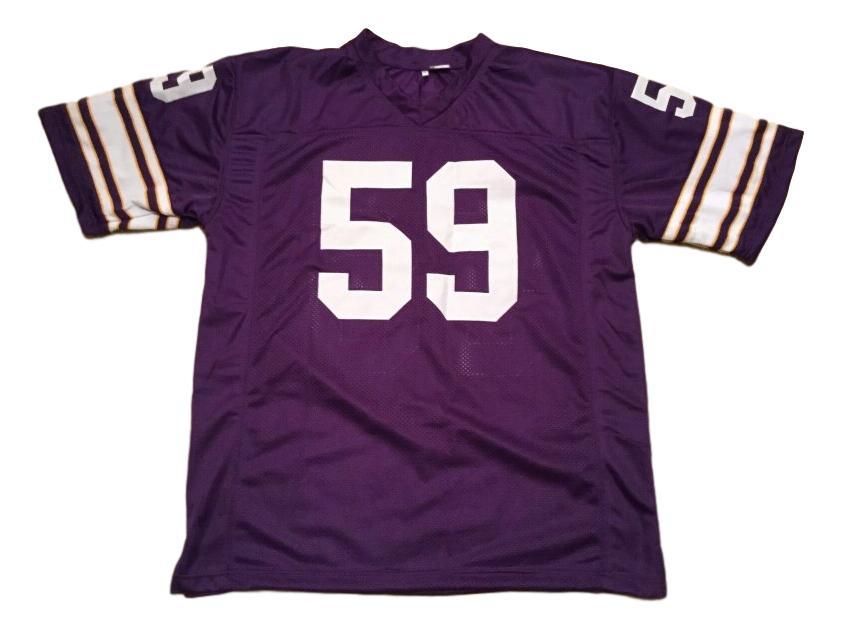 Matt Blair CUSTOM STITCHED Unsigned Football Jersey Purple